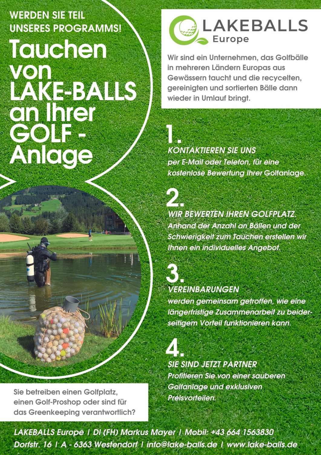 Gebrauchte Golfbälle/Lakeballs Österreich kaufen